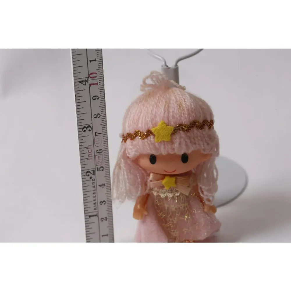 1996 Sanrio Little Twin Stars Lala Vintage Doll w Pink Yarn Hair